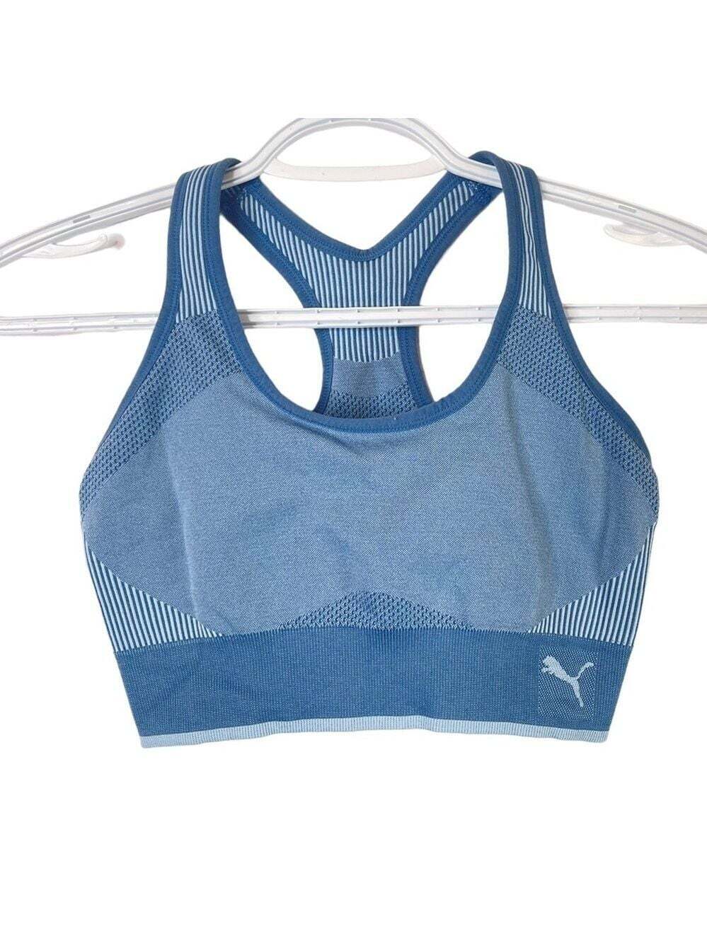 Puma Women’s Size Small Blue Racerback Sports Bra